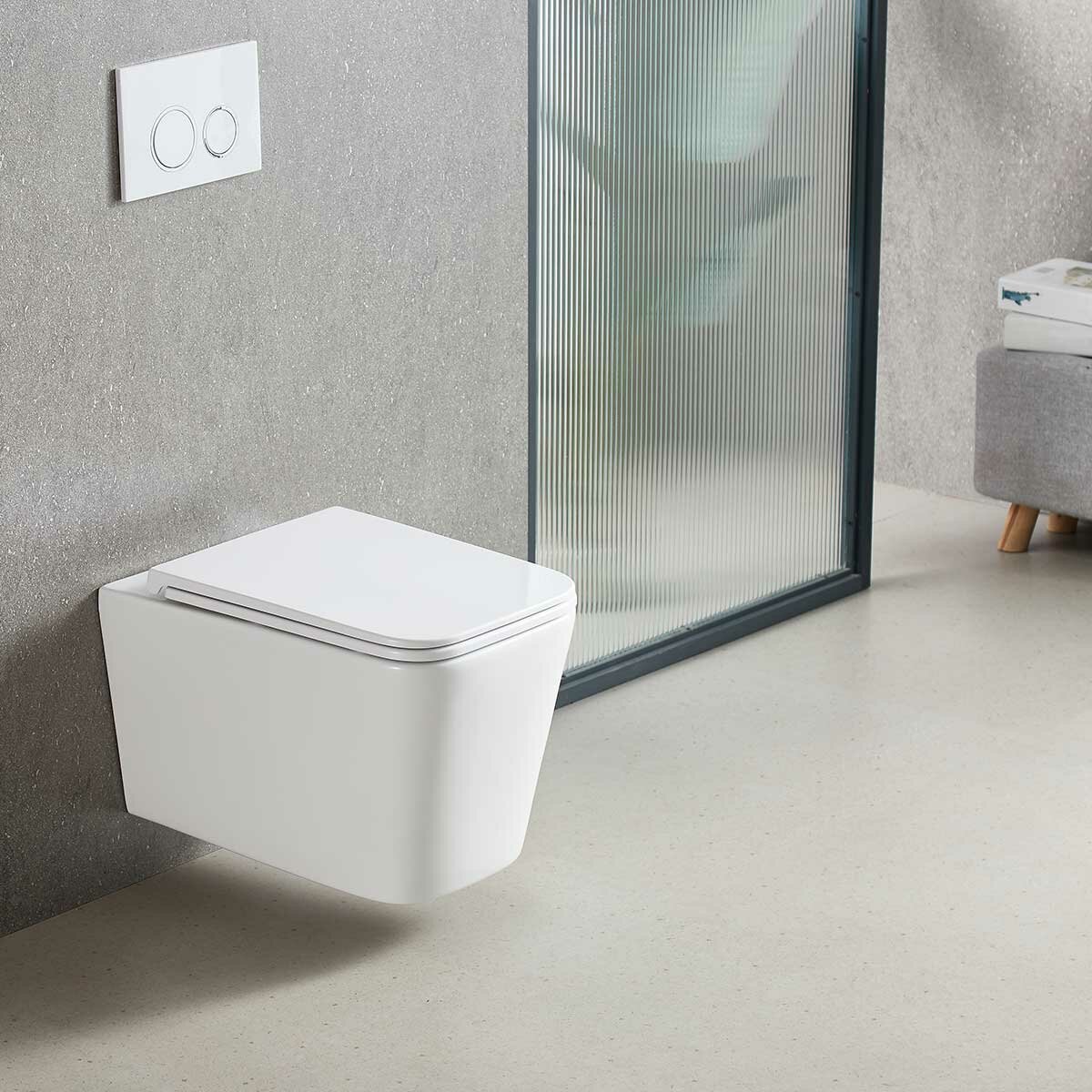 Унитаз подвесной Vincea Tornado Q-Line VT1-12T безободковый, сиденьем микролифт, белый