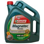 Масло Моторное Castrol Magnatec 10W-40 Полусинтетическое 4 Л 1601A7/А7/15F128 - Изображение 1