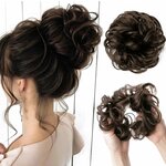 Натуральные волосы для наращивания 60см, 141г, природная волна, темно-русые, премиума - Изображение 5