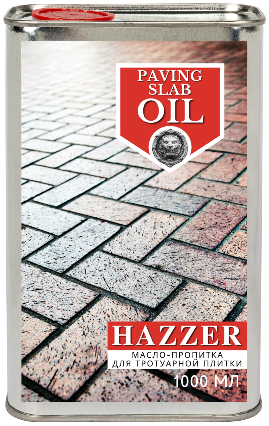 Масло (пропитка) для тротуарной плитки из камня и бетона, HAZZER (Hans & Leo), 1 литр